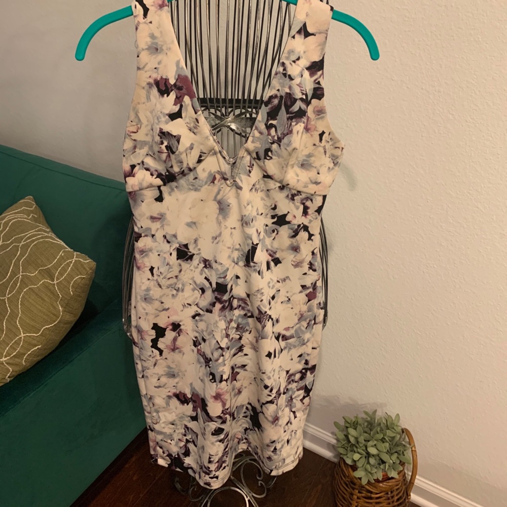 Pastel floral minidress size S
